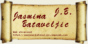 Jasmina Bataveljić vizit kartica